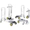 Safco Convertible Hand Truck, 2 or 4 Wheels, 15-1/2"x9-43"x36", AM SAF4050 - alternate 7